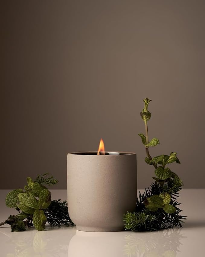 Luxury Scented Candle, Cipres Mint Scent, 60-Hour Burn Time, Soy Wax Blend, Lavender, and Vanilla Aroma, product image