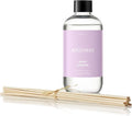 Luxury Scented Oil Reed Diffuser Liquid Refill (Hinoki Lavender) - Premium Home Fragrance Diffuser Refill Set with Sticks