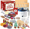 Luxury Soy Candle Making Kit with Molds, Make Your Own Scented Candles at Home with Wax Melter, Candle Wax Pen & Fragrances