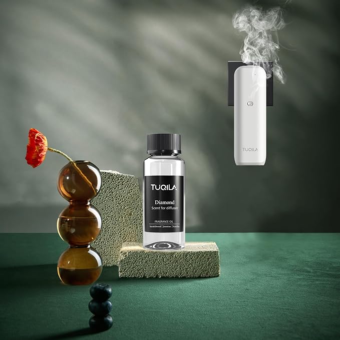 Luxury Waterless Diffuser Oil Diamond - 120ml Pure Essential Oil for Cold Air Diffusers, Premium Hotel-Grade Fragrance Oils