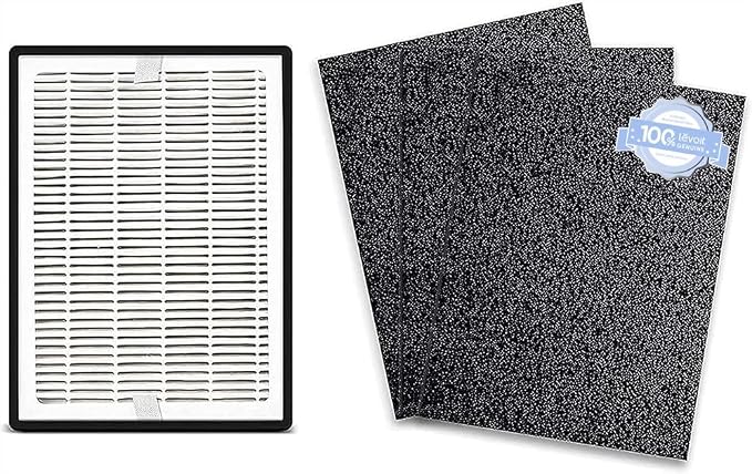 LV-H126 Air Purifier Replacement Filter, Genuine LV-H126-RF Air Filters, 3 Extra Pre-Filters, product image