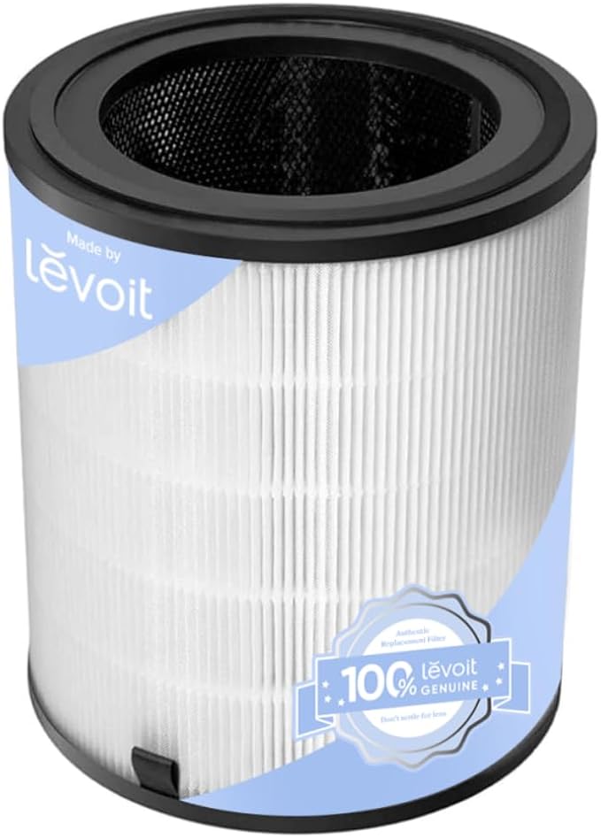 LV-H133 Replacement Filter, Genuine Air Purifier Filters, High-Efficiency Activated Carbon for Removal of Smoke, Odor