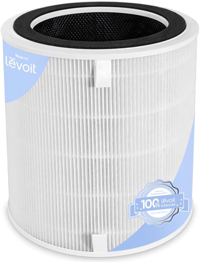 LV-H135 Replacement Filter, Genuine Air Purifier Filters, High-Efficiency Activated Carbon for Removal of Smoke, Odor