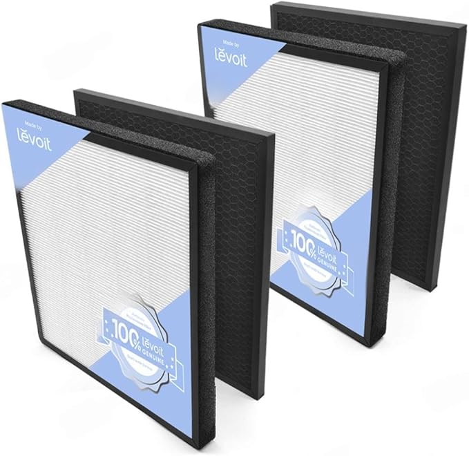 LV-PUR131 Replacement Filter, Genuine Air Purifier Filter, High-Efficiency Activated Carbon for Removal of Odor, Smoke