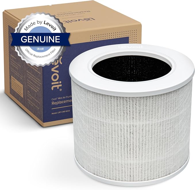 LV600S Smart Warm and Cool Mist Humidifiers for Home Bedroom Large Room & Core Mini Air Purifier Replacement Filter, 3-in-1