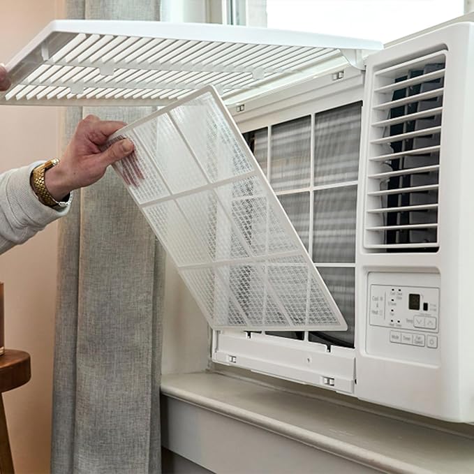 LW1223HR 12200 BTU Window Air Conditioner with 570 Square Feet Coverage, Quiet Operation, and LED Display (White), alternate