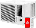 LW8023HRSM 7600 BTU Smart Wi-Fi Enabled Window Air Conditioner with Energy Save Function and ThinQ Technology (White)