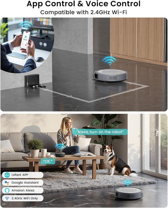 M310 Ultra Robot Vacuum and Mop, 6000Pa Suction- Robotic Cleaner with ToF LiDAR Navigation, Accurate Obstacle Avoidance