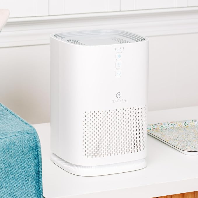 MA-14 Air Purifier with True HEPA H13 Filter 428 ft2 per Hour for Smoke, Odors, Pollen, Pets 99.9% Removal to 0.1 Microns