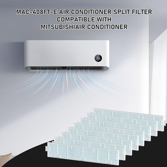 MAC-408FT-E Filter Replacement Compatible with Mitsubishi MAC-408FT-E Air Conditioner, Filter for Optimal Air, alternate view