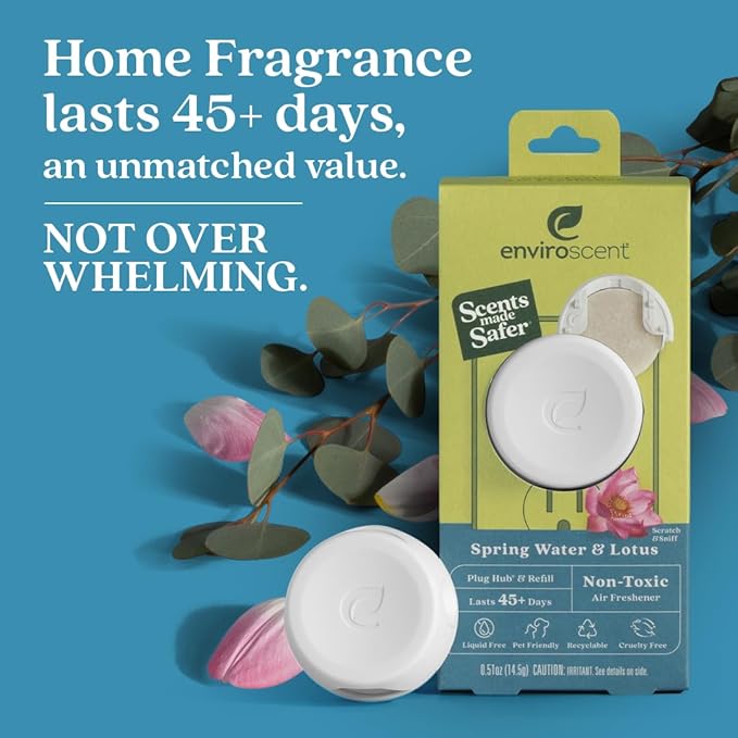 made from natural materials Air Freshener Plug Hub® Warmer Refillable Kit, alternate product view 3