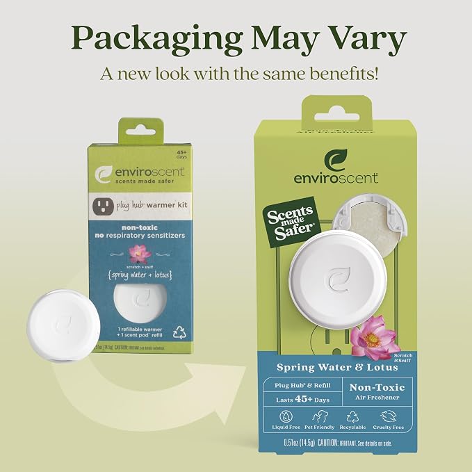 made from natural materials Air Freshener Plug Hub® Warmer Refillable Kit, alternate product view 5
