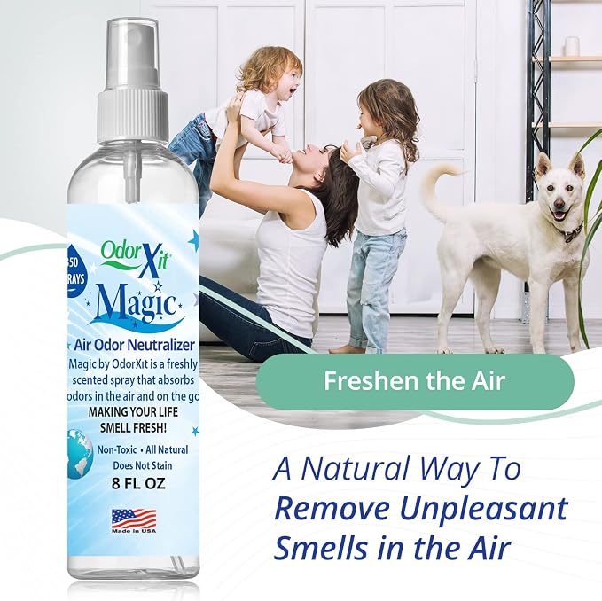 Magic Air Odor Neutralizer Spray, Powerful Dog & Cat Urine Odor Neutralizer, Safe Air Refresher for Home, Safe Odor Absorber