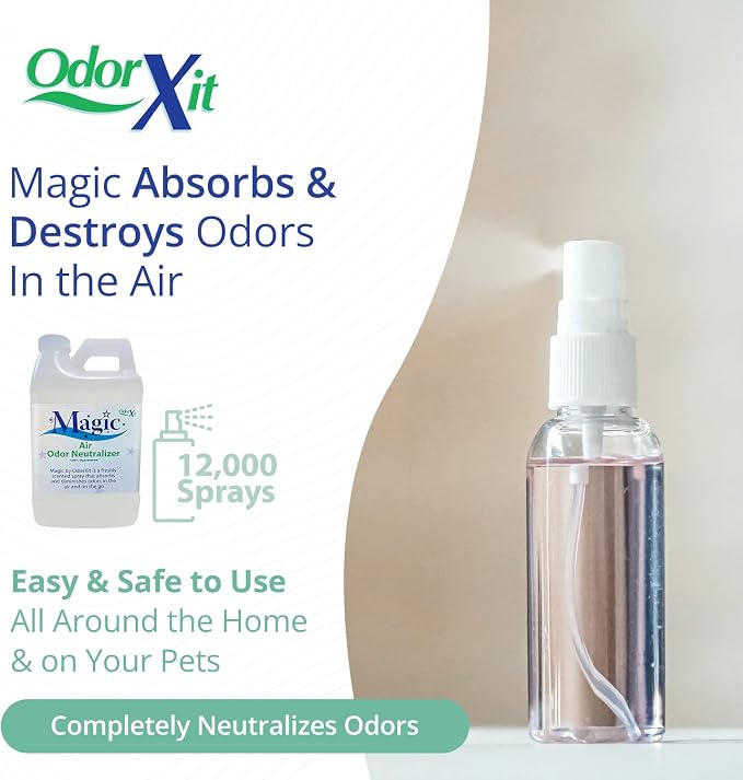 Magic Air Odor Neutralizer Spray, Powerful Dog & Cat Urine Odor Neutralizer, Safe Air Refresher for Home, Safe Odor Absorber