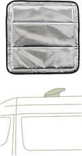 Magnetic Insulated Blackout Roof Vent Cover Designed for (/Fantastic Fan) 16.5" x 16.5" - Reflective | Black, product