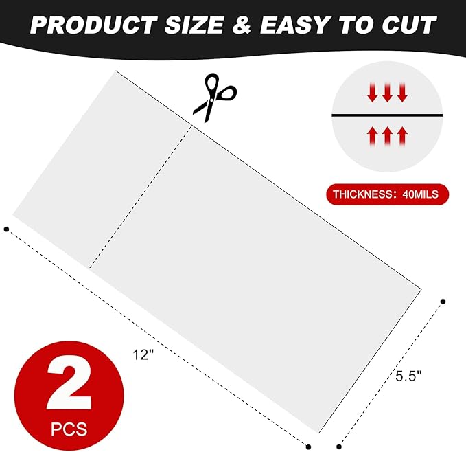 Magnetic Vent Covers, 5.5" x 12", 2 Pack Strong Air Vent Covers for Home Floor, Wall, Ceiling Vents Air Register, RV, Home