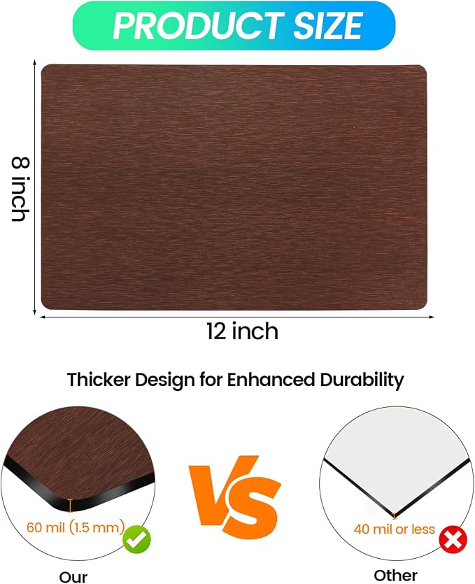 Magnetic Vent Covers, Extra Strong Magnets, Bronze 8" x 12" (3 Pack) Ultra Thick 60mil, Complete Seal, Air Vent, alternate