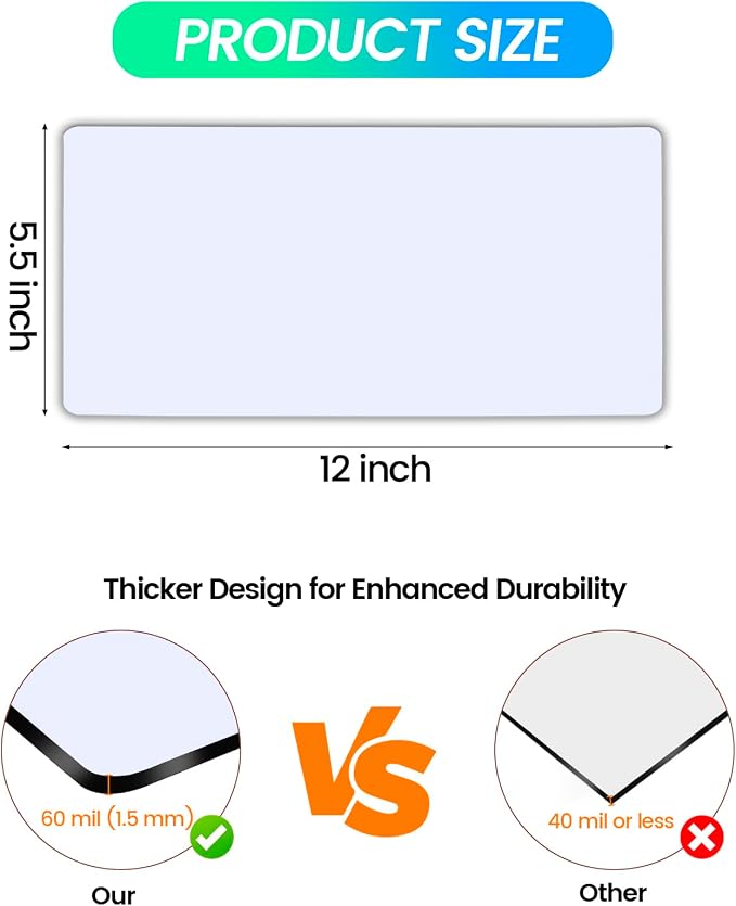 Magnetic Vent Covers, Extra Strong Magnets, White 5.5" x 12" (3 Pack) Ultra Thick 60mil, Complete Seal, Air Vent, alternate