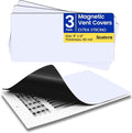 Magnetic Vent Covers, Extra Strong Magnets, White 8" x 12" (3 Pack) Ultra Thick 60mil, Complete Seal, Air Vent