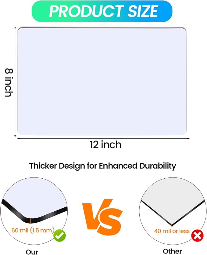 Magnetic Vent Covers, Extra Strong Magnets, White 8" x 12" (3 Pack) Ultra Thick 60mil, Complete Seal, Air Vent, alternate