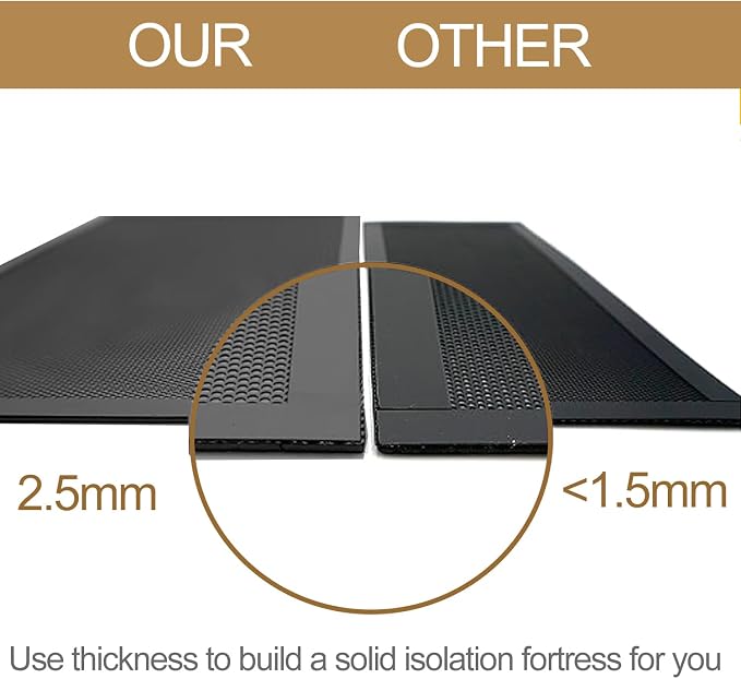 Magnetic Vent Covers Screen 4 Pack - 4x10 Inch Air Vent Filters with Durable PVC Frame, Washable Mesh Screen for Home HVAC