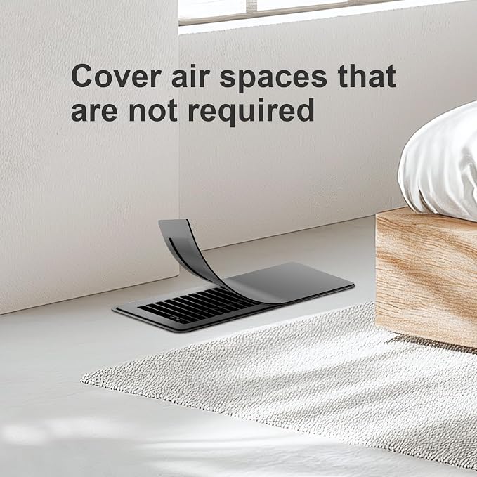 Magnetic Vent Covers, Strong Magnet Floor Vent Covers, 8" x 15.5" Register Vent Covers for Home Floor, Wall and, alternate