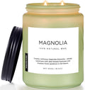 Magnolia Jasmine Romantic Scented Candle, 19.4oz 110 Hours Long Lasting Clean made from natural materials All Natural Soy