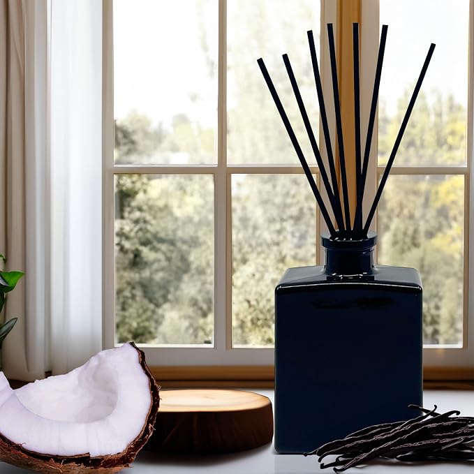 Mahogany Coconut Reed Diffuser Oil Set – Mahogany, Coconut, Sandalwood, alternate product view 7