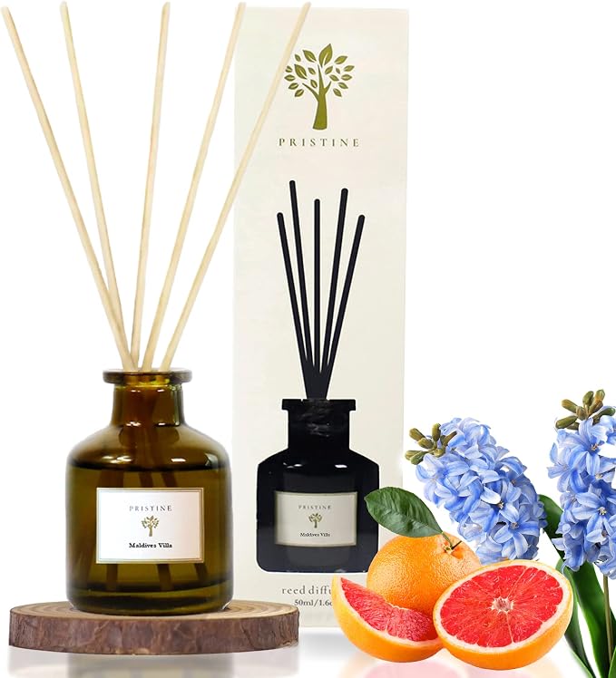 Maldives Villa/Inspired by Marriott Hotel Reed Diffuser for Home | Citrusy Grapefruit, alternate product view 2