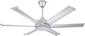 Mammoth 60" Outdoor Ceiling Fan – Silver Finish – Smart Wi-Fi Enabled Patio Fan with Remote & Voice Control – Wet Rated Quiet