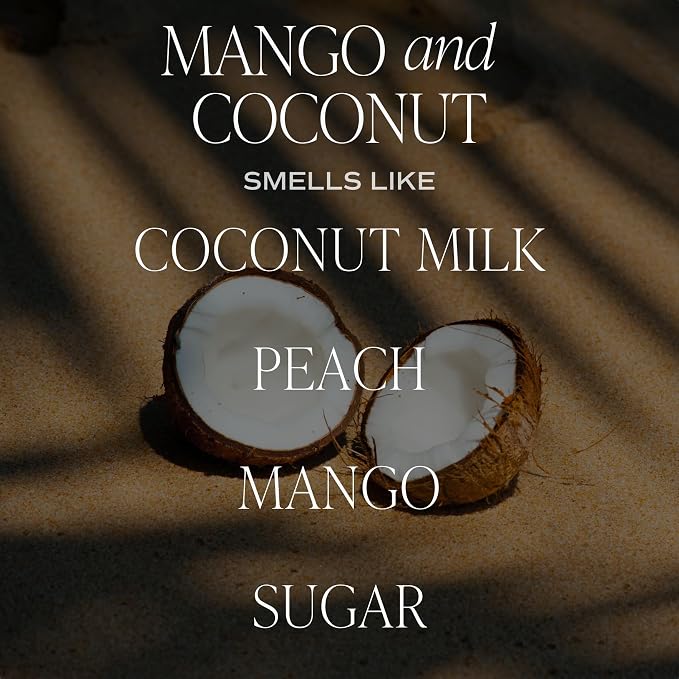 Mango & Coconut Soy Candle - Pineapple, Mango and Orange Scented Summer Candles for Home, alternate product view 5