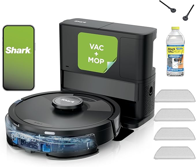 Matrix Plus Robot Vacuum and Mop, Sonic Mopping, Home Mapping, Clean Edge, for Pet Hair, for Carpets and Hard Floor