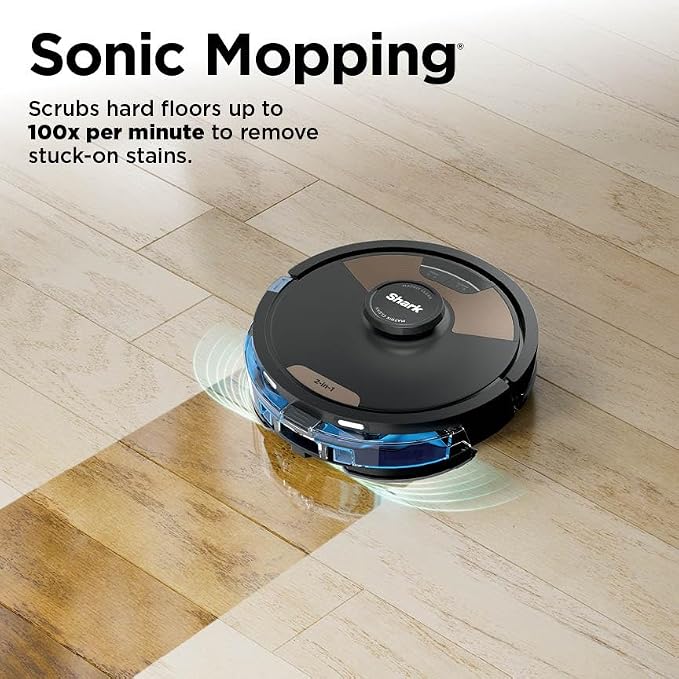 Matrix Plus Robot Vacuum and Mop, Sonic Mopping, Home Mapping, Clean Edge, for Pet Hair, for Carpets and Hard Floor