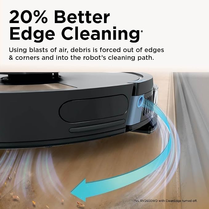 Matrix Plus Robot Vacuum and Mop, Sonic Mopping, Home Mapping, Clean Edge, for Pet Hair, for Carpets and Hard Floor