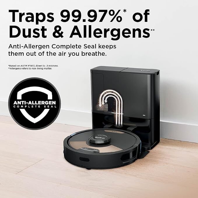 Matrix Plus Robot Vacuum and Mop, Sonic Mopping, Home Mapping, Clean Edge, for Pet Hair, for Carpets and Hard Floor