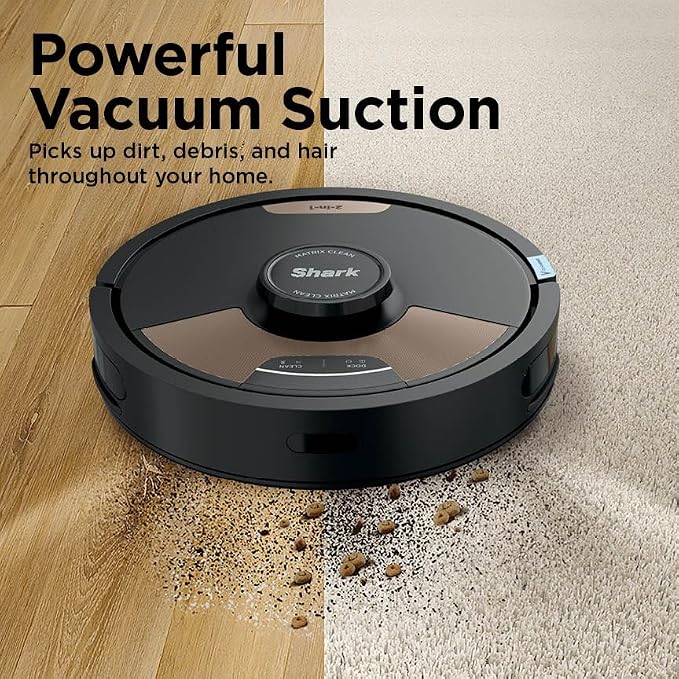 Matrix Plus Robot Vacuum and Mop, Sonic Mopping, Home Mapping, Clean Edge, for Pet Hair, for Carpets and Hard Floor
