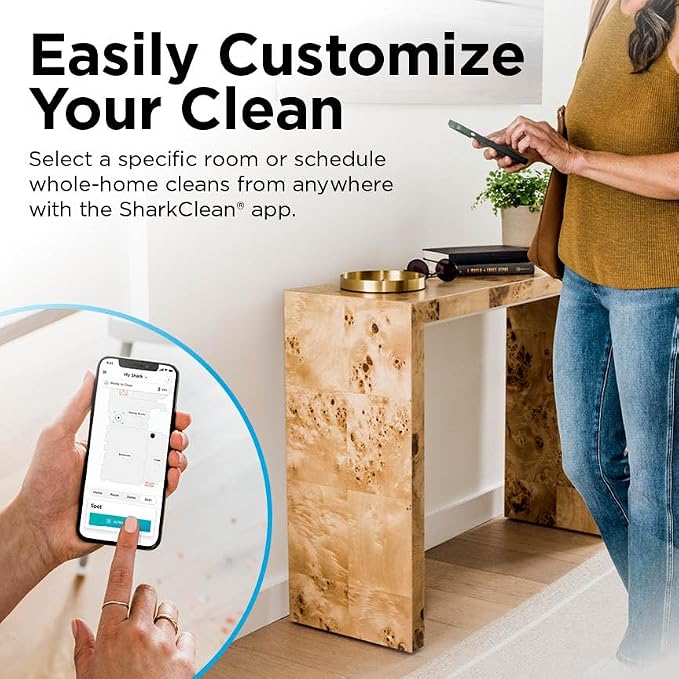 Matrix Plus Robot Vacuum and Mop, Sonic Mopping, Home Mapping, Clean Edge, for Pet Hair, for Carpets and Hard Floor