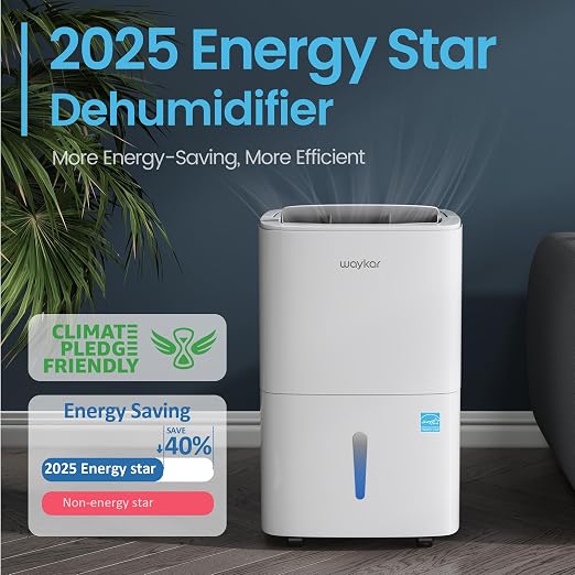 Max 80 Pint/D(Standard 62Pint/D) Energy Star Home Dehumidifier for Spaces up to 5,000 Sq., alternate product view 3
