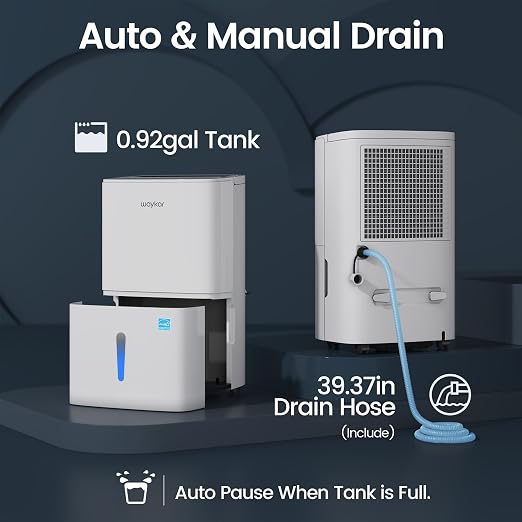Max 80 Pint/D(Standard 62Pint/D) Energy Star Home Dehumidifier for Spaces up to 5,000 Sq., alternate product view 7
