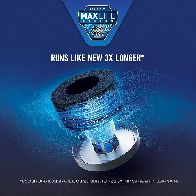 MaxLife Pro Pet Swivel Vacuum Cleaner, Bagless Upright Vac, HEPA Media Filtration, MaxLife System, WindTunnel Technology