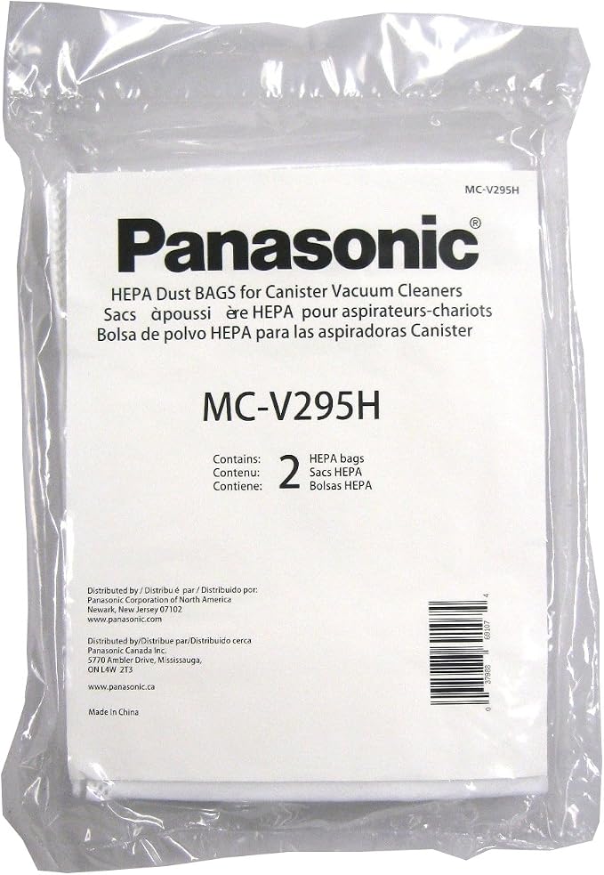 MC-V295H Type C-19 Canister HEPA Vacuum Bag, Pack of 2, product image
