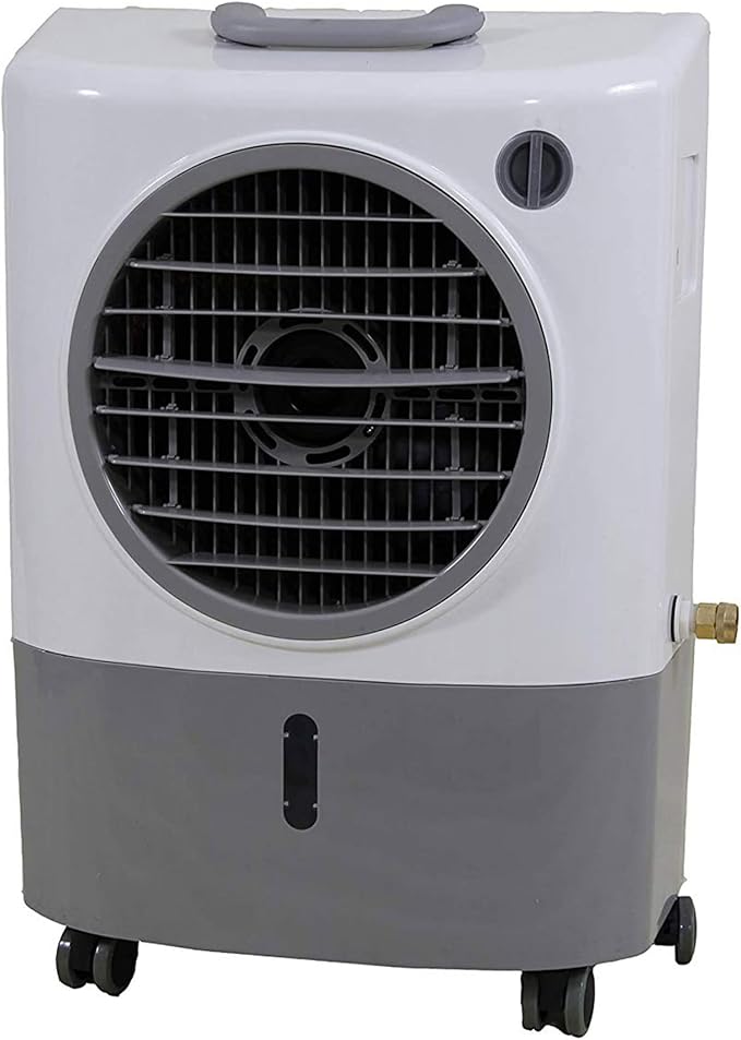 MC18M 1,300 CFM Evaporative Air Cooler in White.