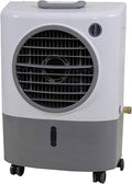 MC18M 1,300 CFM Evaporative Air Cooler in White.