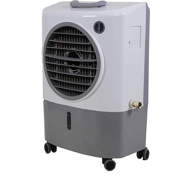 MC18M 1,300 CFM Evaporative Air Cooler in White., alternate view 2
