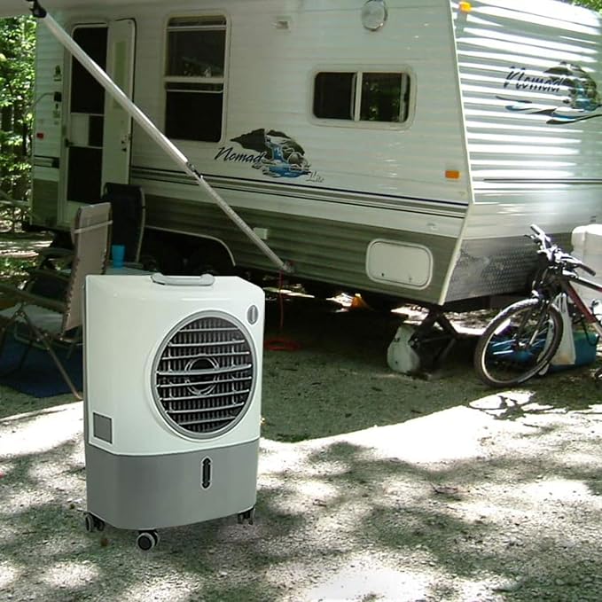 MC18M 1,300 CFM Evaporative Air Cooler in White., alternate view 5