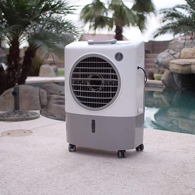 MC18M 1,300 CFM Evaporative Air Cooler in White., alternate view 6