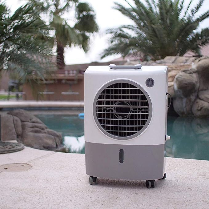MC18M 1,300 CFM Evaporative Air Cooler in White., alternate view 7