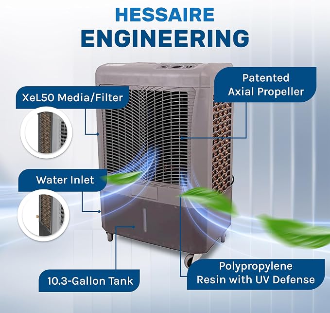 MC37M 3100CFM Evaporative Cooler, alternate product view 6