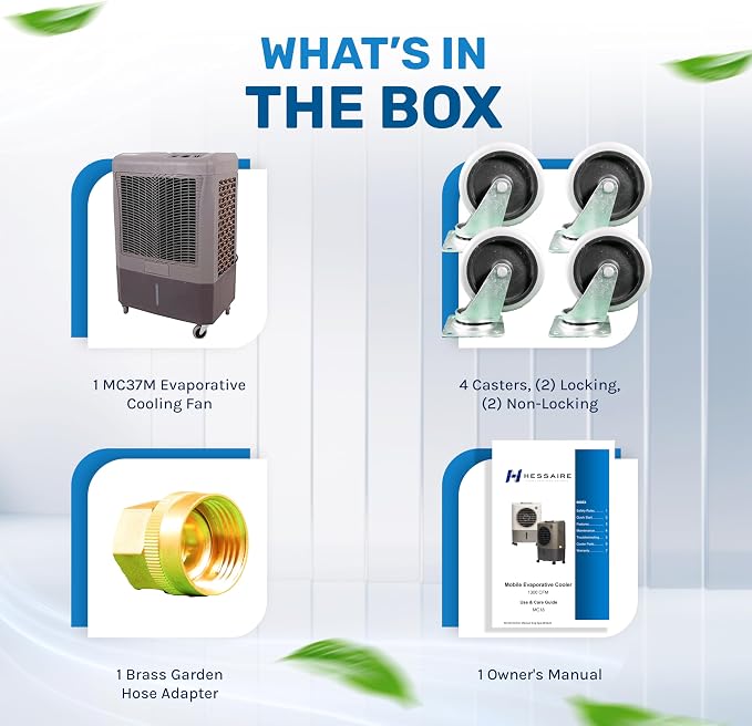 MC37M 3100CFM Evaporative Cooler, alternate product view 10