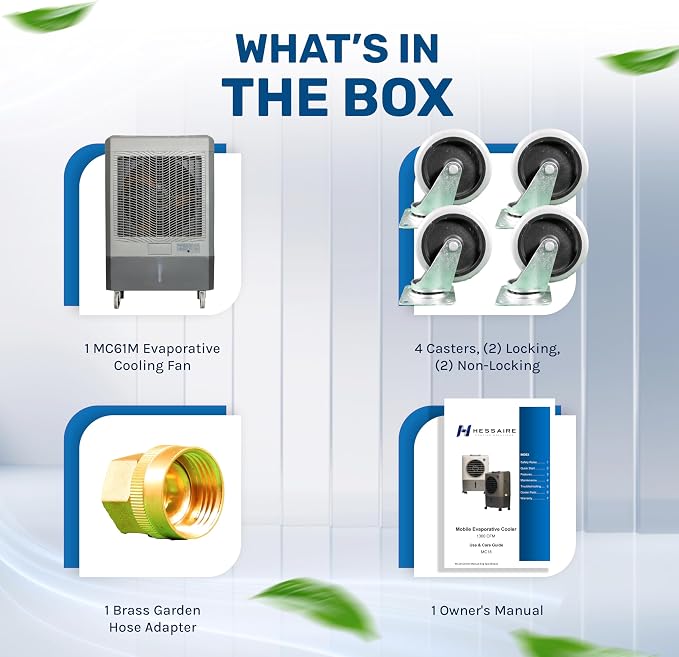 MC61M 5,300 CFM 3-Speed Portable Evaporative Cooler, alternate product view 11